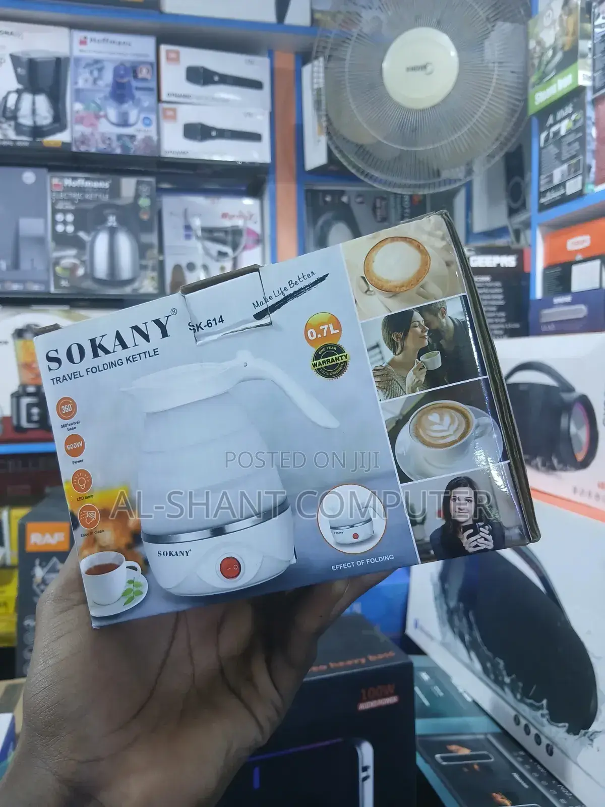 Sokany Foldable Travel Kettle
