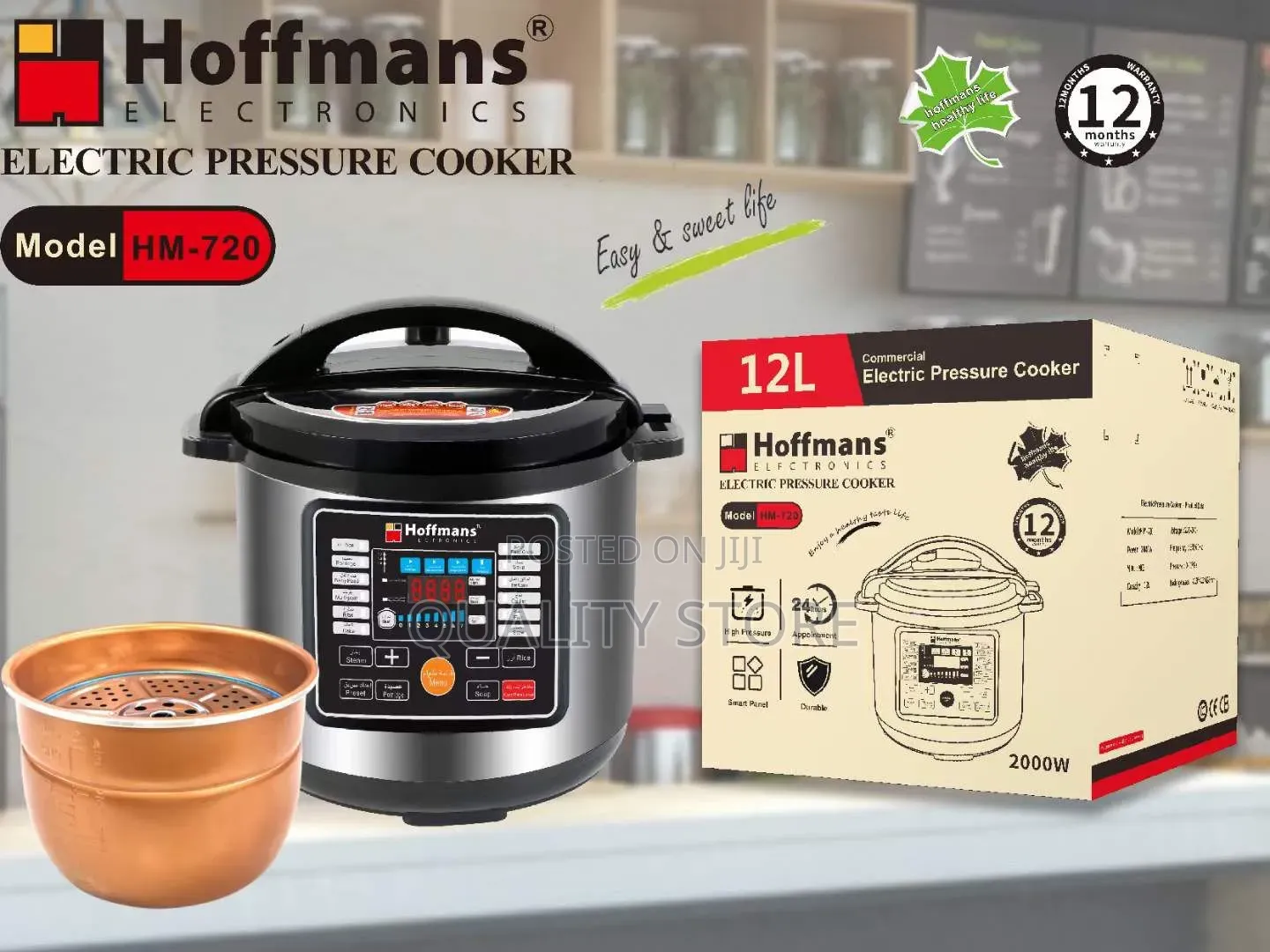 Hoffmans Electric Pressure Cooker Hm-720