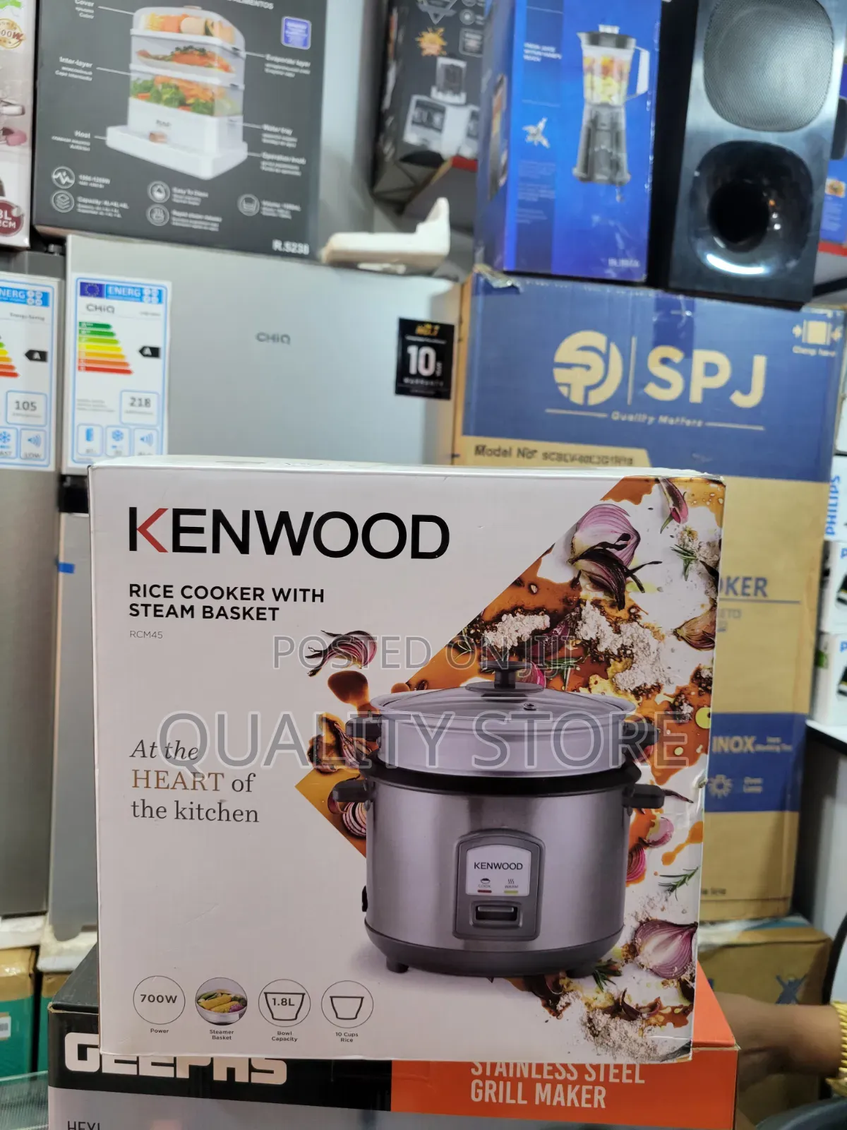 Kenwood 2 in 1 Electric Rice Cooker With Steamer