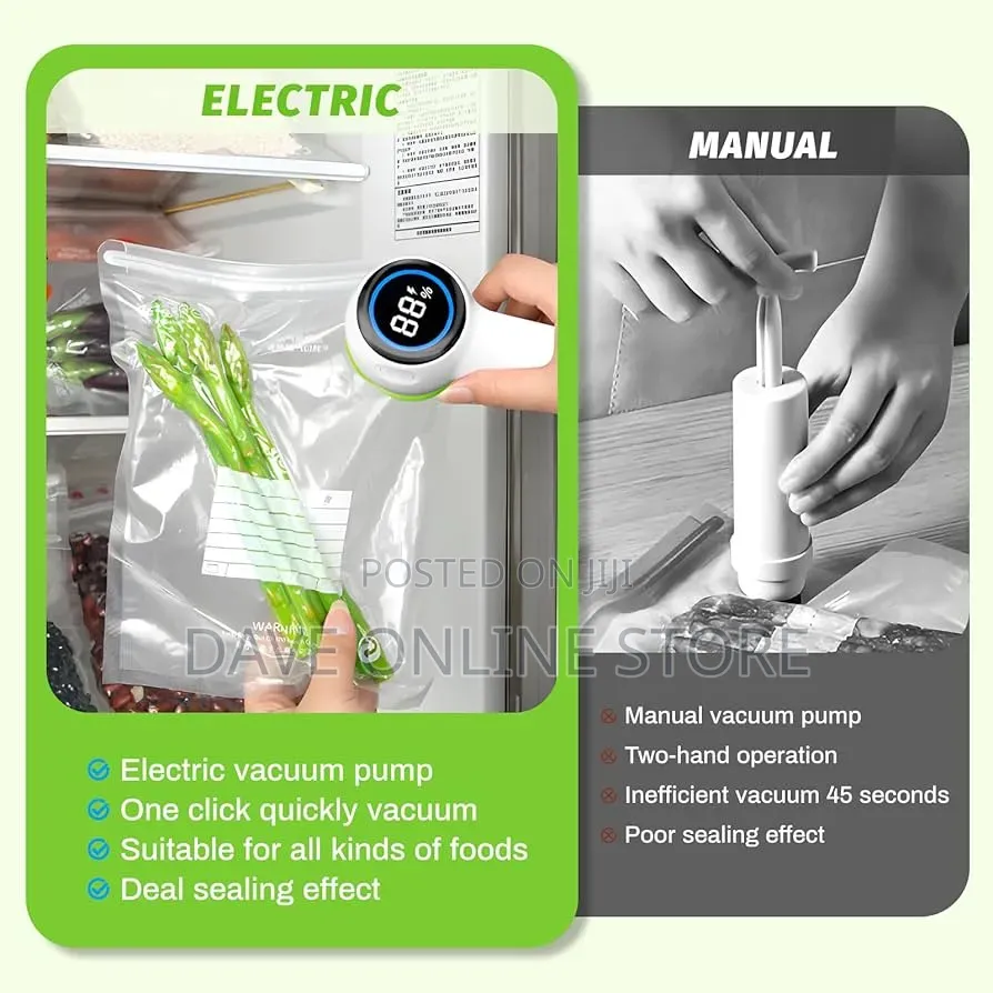 Handheld Multifunctional Electric Mason Jar Vacuum Sealer