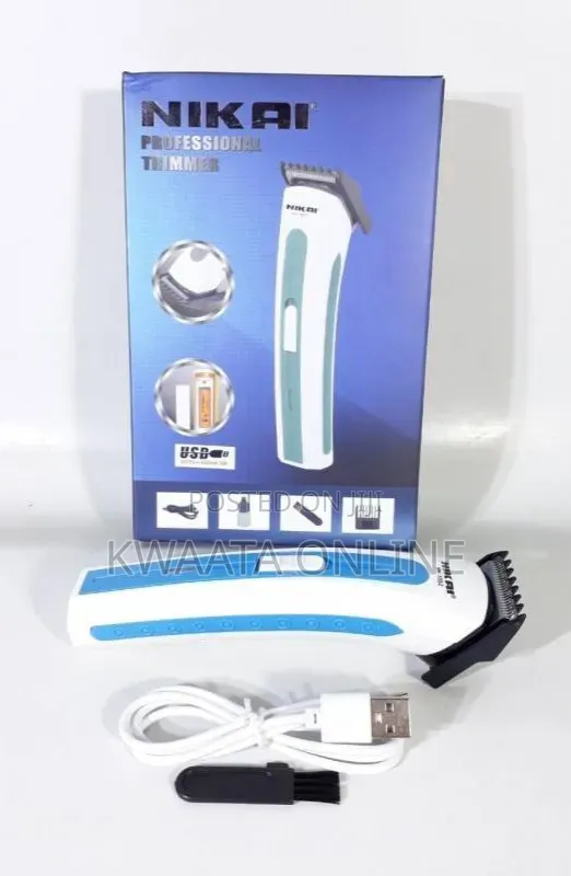 Nikai Rechargeable Electric Shaver - Blue/White