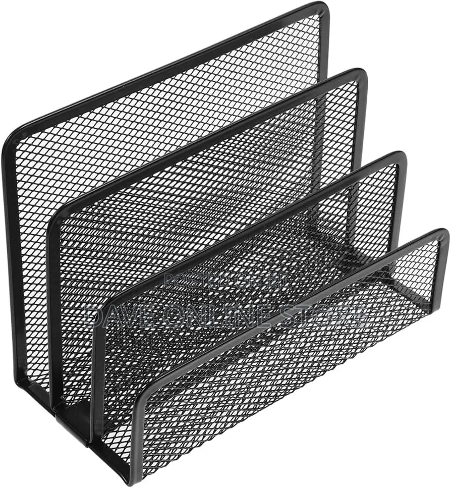  Metal Mesh Organizer for Desk Stylish File Folder Magazine Holder