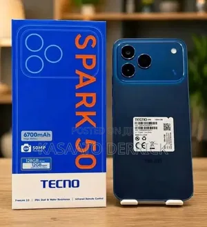 New Tecno Spark 50 128 GB Blue
