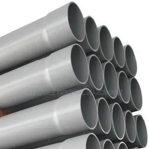 Plastic Pipes PVC 6 Inches Grey Heavy Duty Gentex