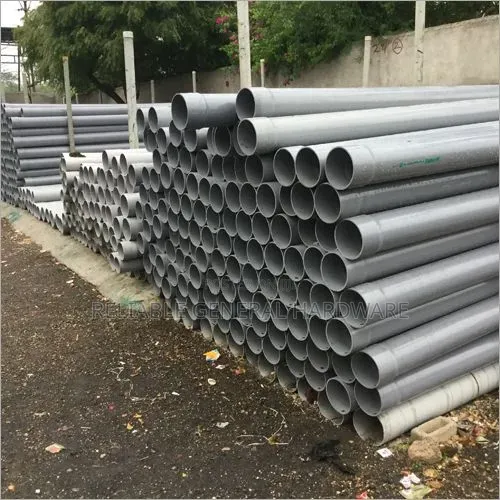 Plastic Pipes PVC 6 Inches Grey Heavy Duty Gentex