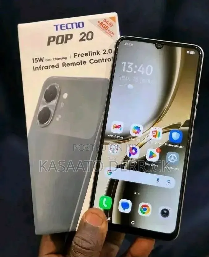 New Tecno Pop 20 64 GB Blue