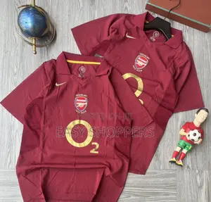 Original Nike Arsenal 2005-06 Home Jersey Maroon Color