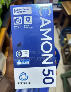 New Tecno Camon 50 256 GB Blue