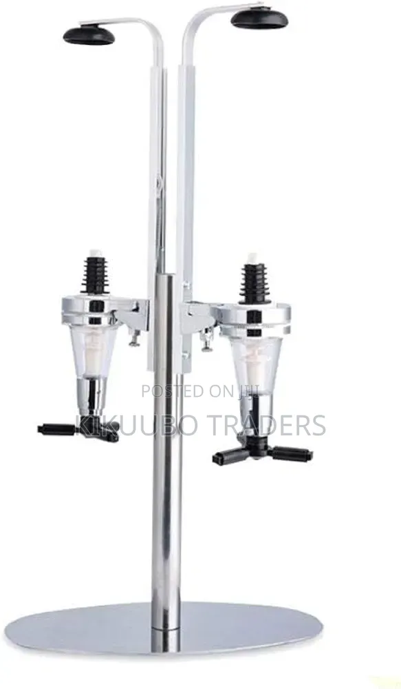 Standing 2-Bottle Liquor Dispenser Bar Butler