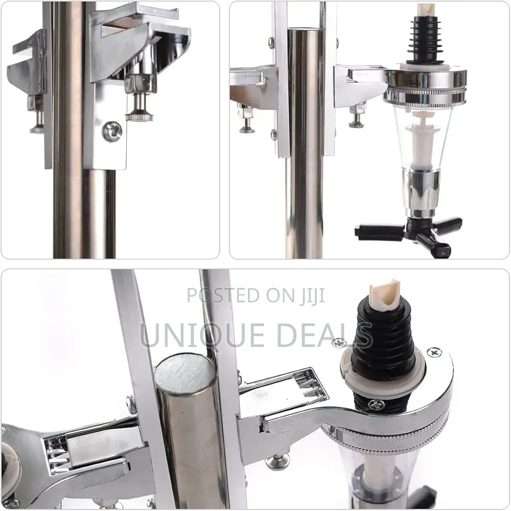 Rotary 6 Bottle Optic Wine Bottle Dispenser Bar Butler