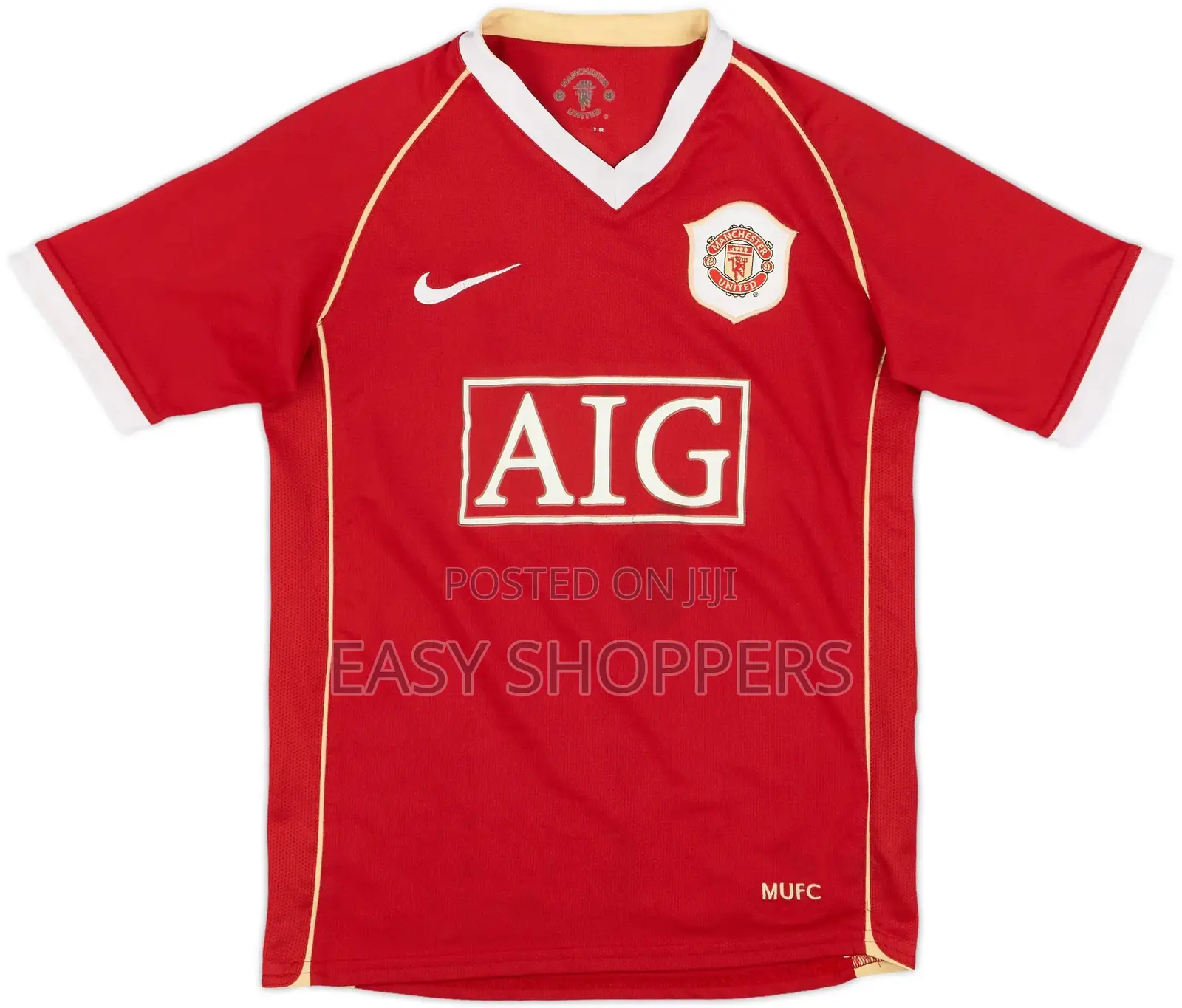 Original Nike Manchester United Home Jersey Vintage 2006/07 Season