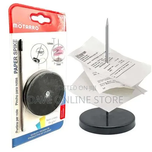 Receipt Holder Spike for Desk, Ticket Stabber Paper Spike