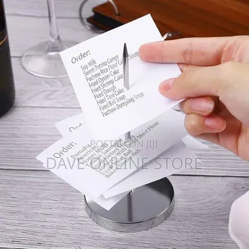Receipt Holder Spike for Desk, Ticket Stabber Paper Spike