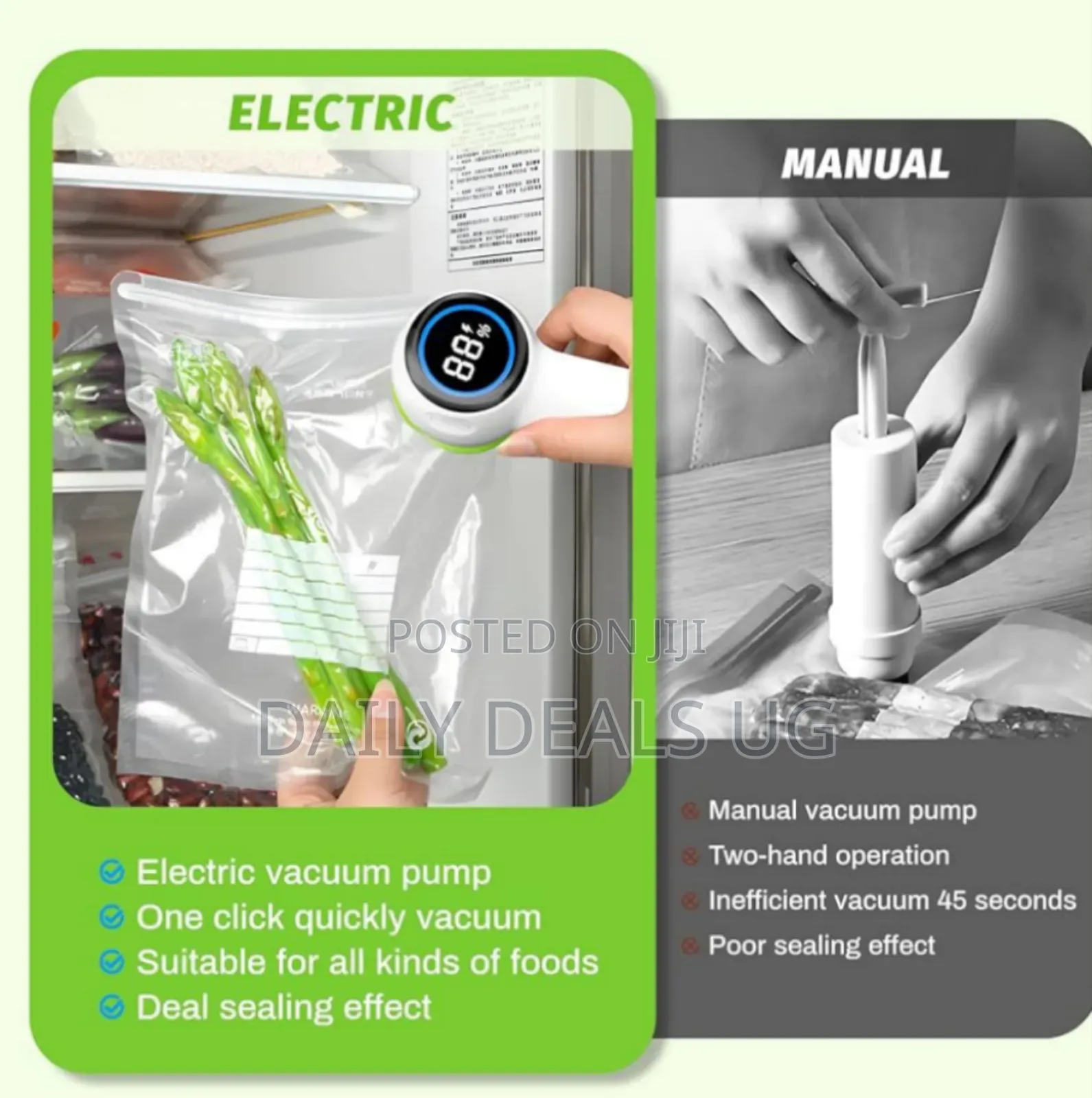 Handheld Multifunctional Electric Sealer Vacuum Sealer