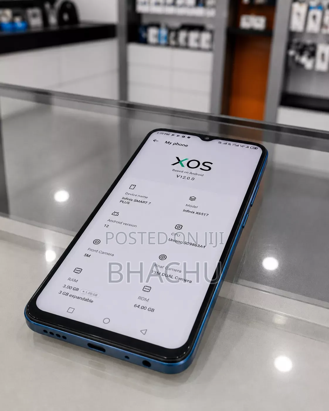 New Infinix Smart 8 64 GB Blue