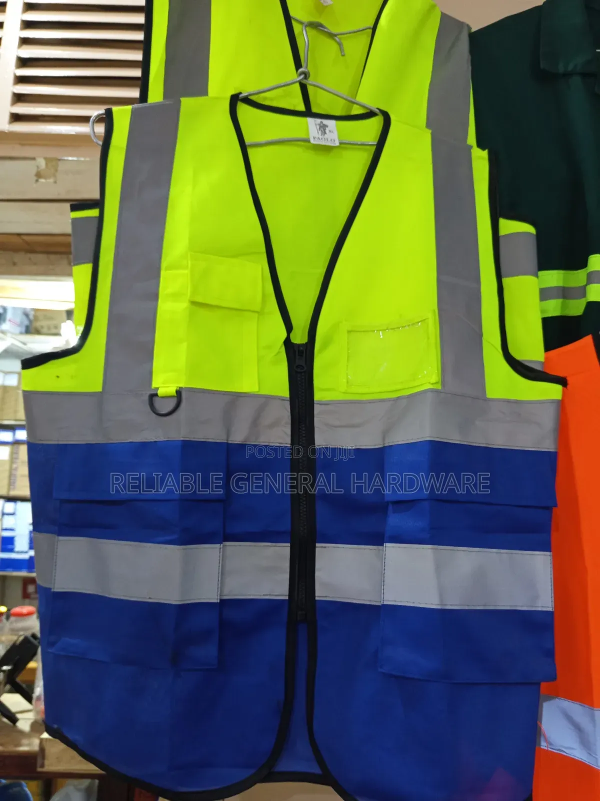 Reflector Jackets Double Pockets, Xxl,Xl,L,M,S