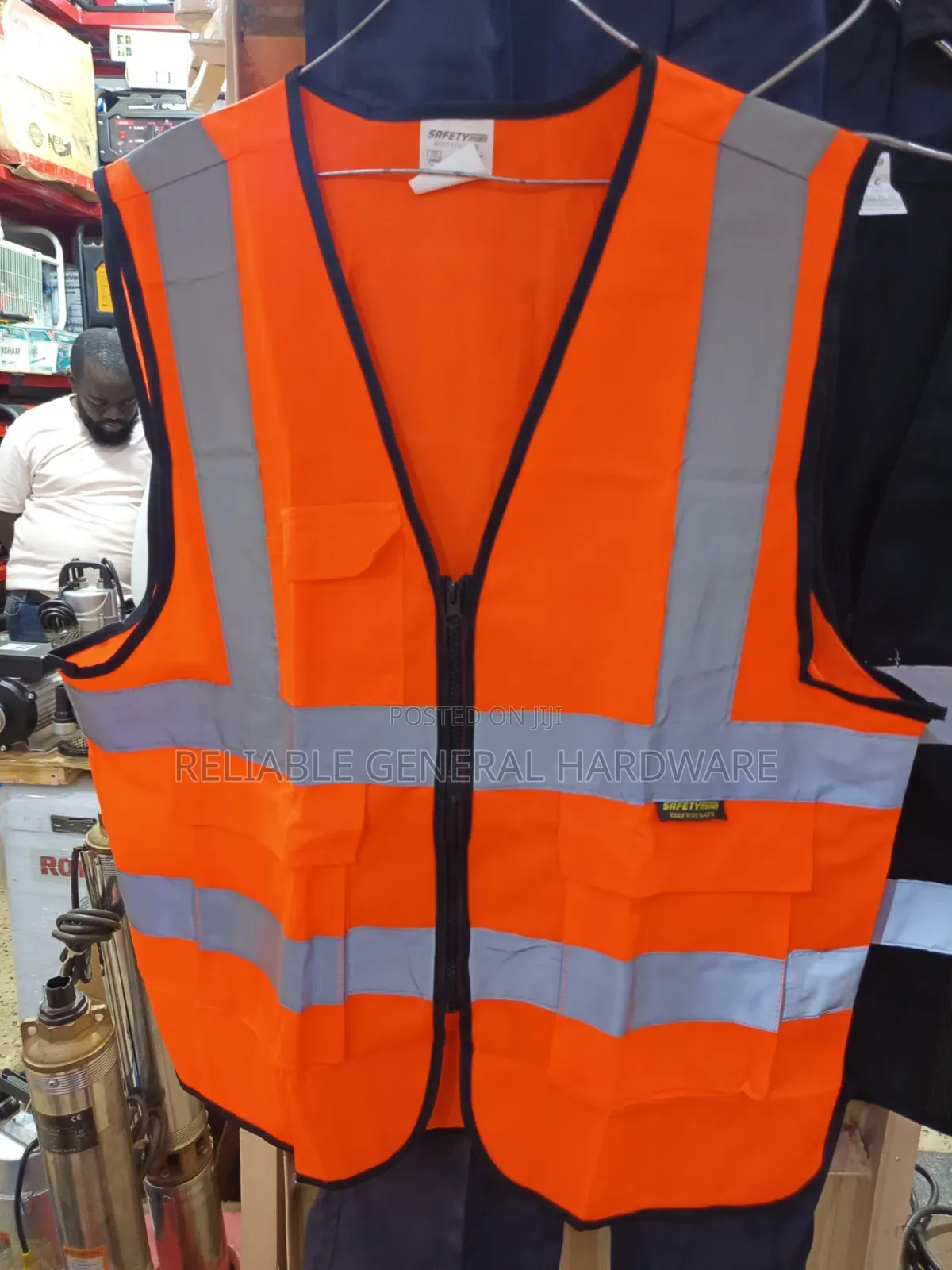 Reflector Jackets With Zip And Double Pockets Xxl, Xl, L,M,S