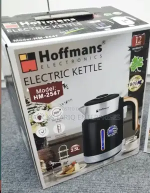 Hoffmans Electronics Electric Kettle, Model Hm-2547.
