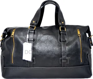 Black David Jones 2079-1 Travel Duffel Bag