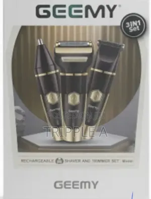Geemy 3 in 1 Rechargeable Shaver and Trimmer Set