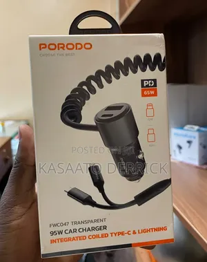 Porodo 65w Car Charger