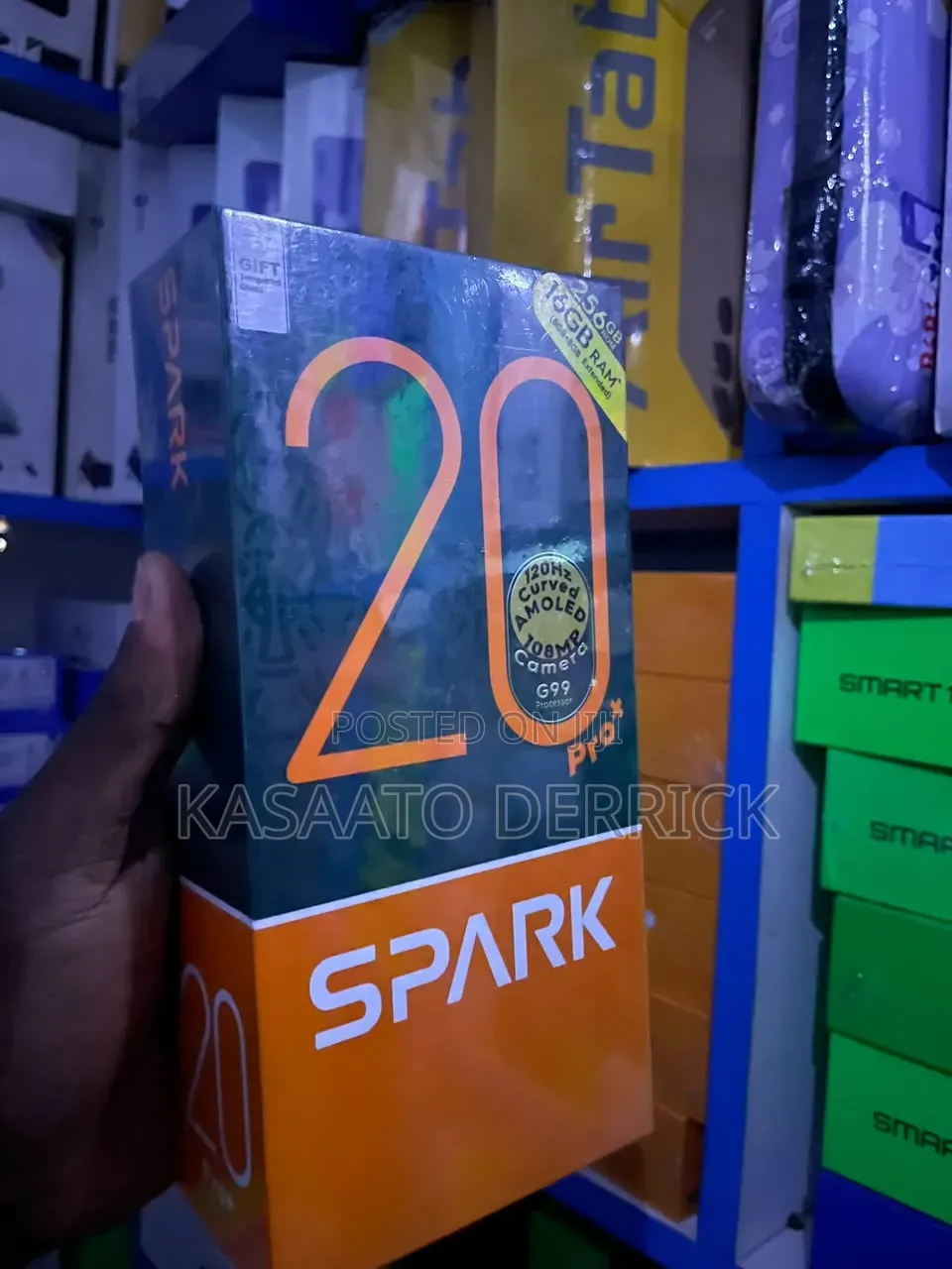 New Tecno Spark 20 Pro Plus 256 GB Black