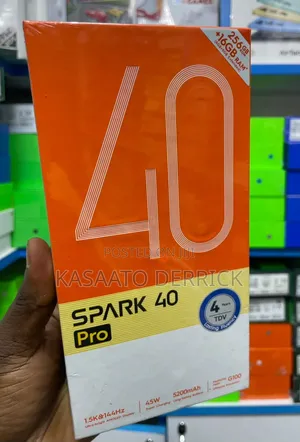 New Tecno Spark 40 Pro 256 GB Blue