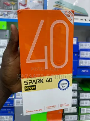 New Tecno Spark 40 Pro+ 256 GB Black