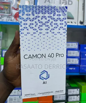 New Tecno Camon 40 Pro 5G 256 GB Black