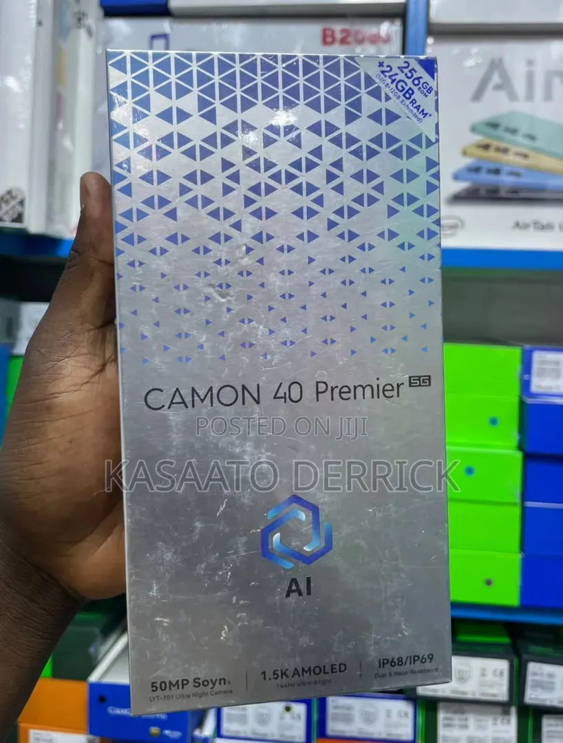 New Tecno Camon 40 Premier 256 GB Black