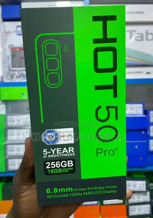 New Infinix Hot 50 Pro+ 4G 256 GB Black