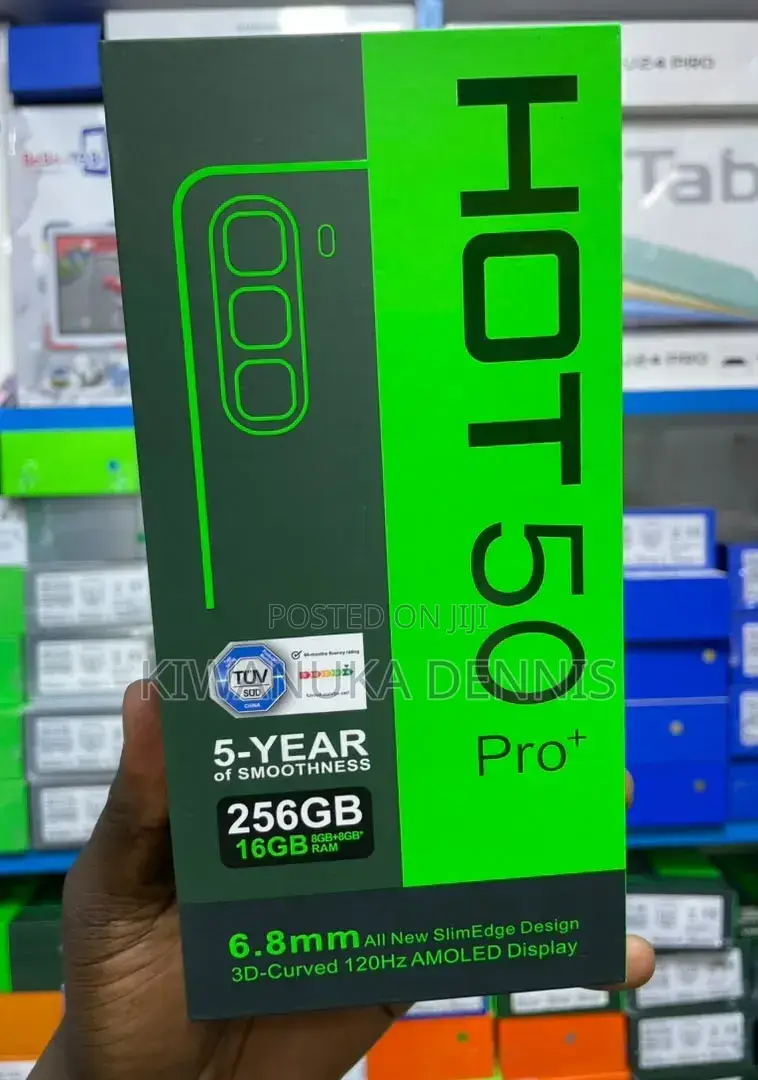 New Infinix Hot 50 Pro+ 4G 256 GB Black