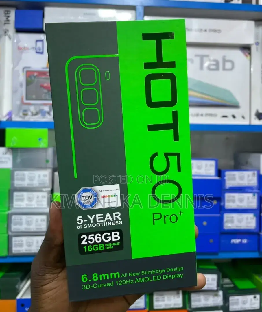 New Infinix Hot 50 Pro+ 4G 256 GB Black