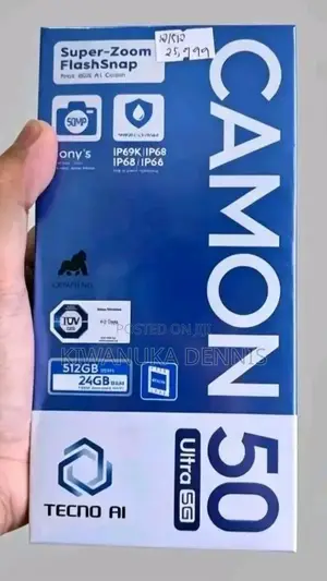 New Tecno Camon 50 Ultra 512 GB Blue