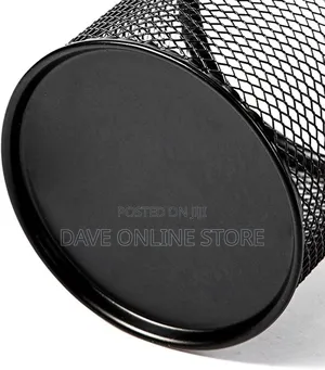 Pencil Hole Round Pen Holder Mesh Pencil Desk Organizer Pen Hole