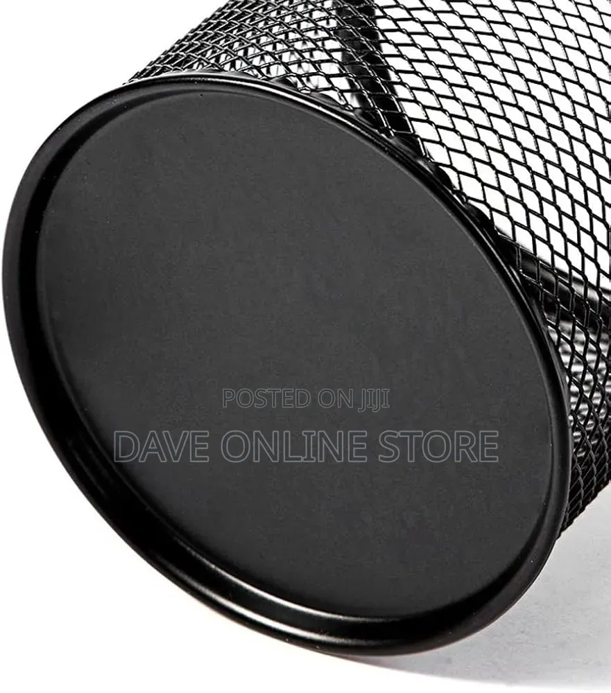 Pencil Hole Round Pen Holder Mesh Pencil Desk Organizer Pen Hole