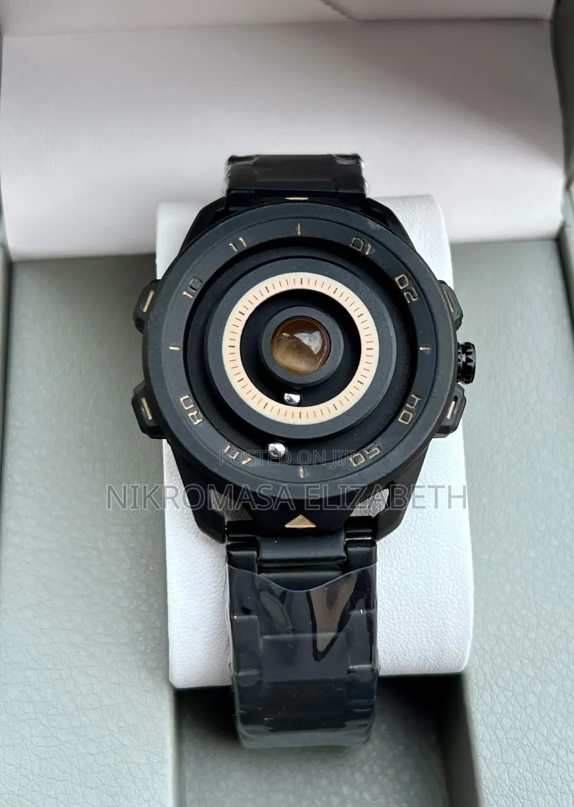 Men's Watch With Golden Eye
