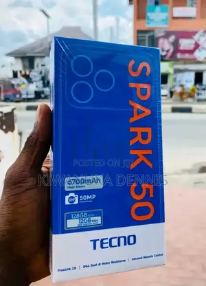 New Tecno Spark 50 128 GB Gray