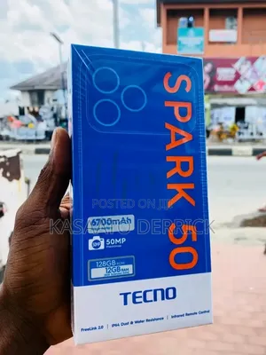 New Tecno Spark 50 128 GB Gray