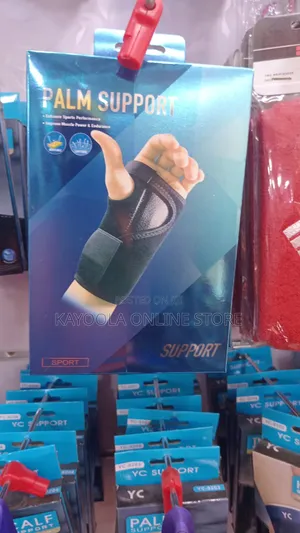 Yc Support Palm Brace With Adjustable Hook-and - Loop Strap
