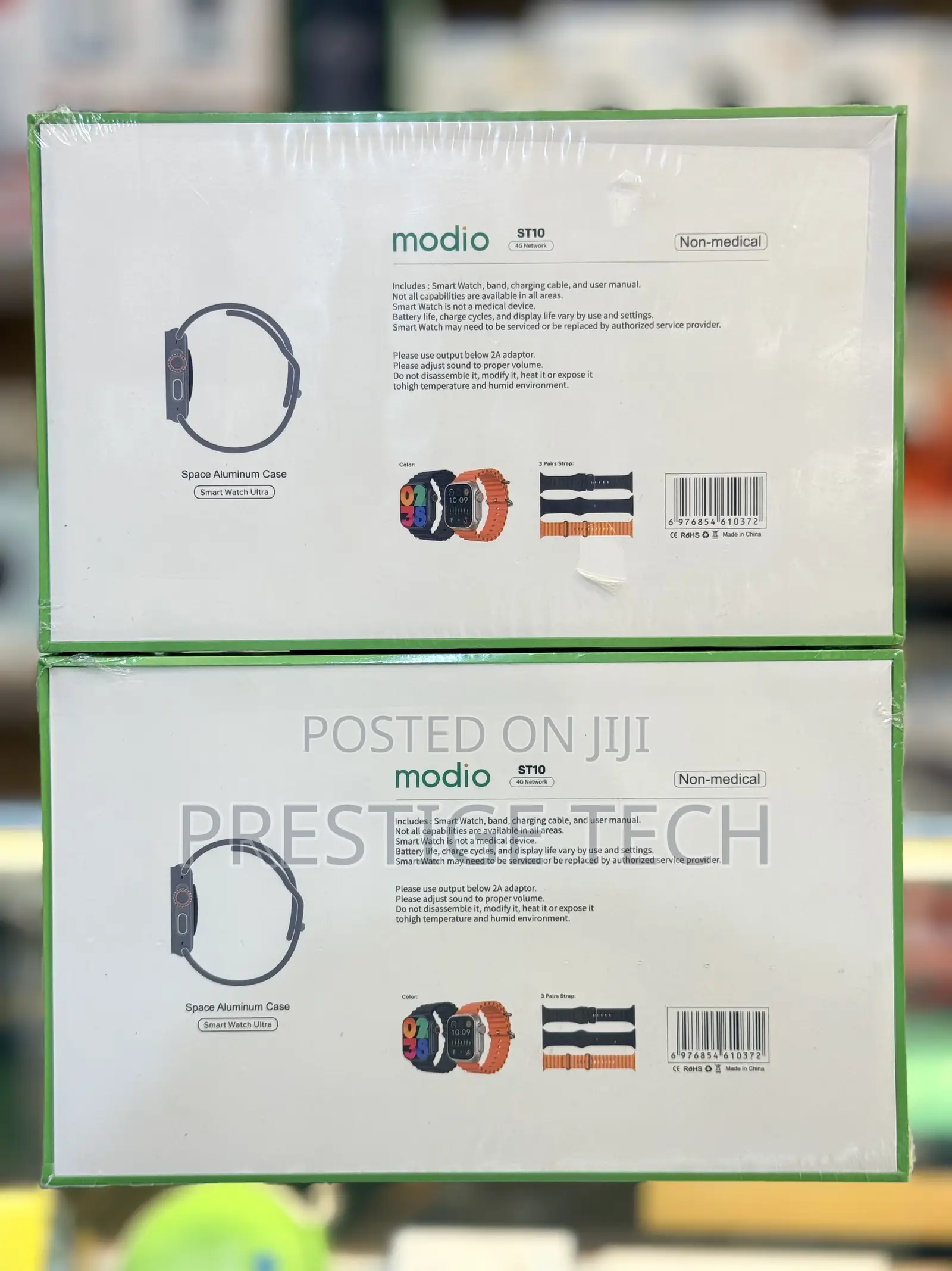 Modio St10 Smart Watch With 4g Sim, Wifi, Dual Camera 4gb Ram 64gb Rom