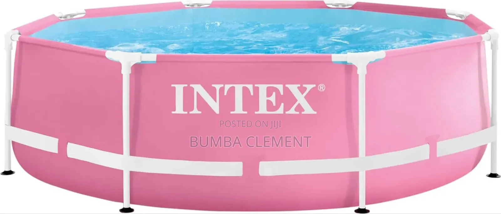 2.44m X 76 Cm Pink and Blue Swimming Pool