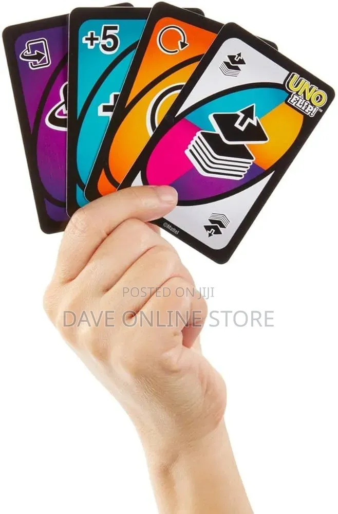 Uno Flip! Card Game New Mattel Games Double Sided 2-10 Players