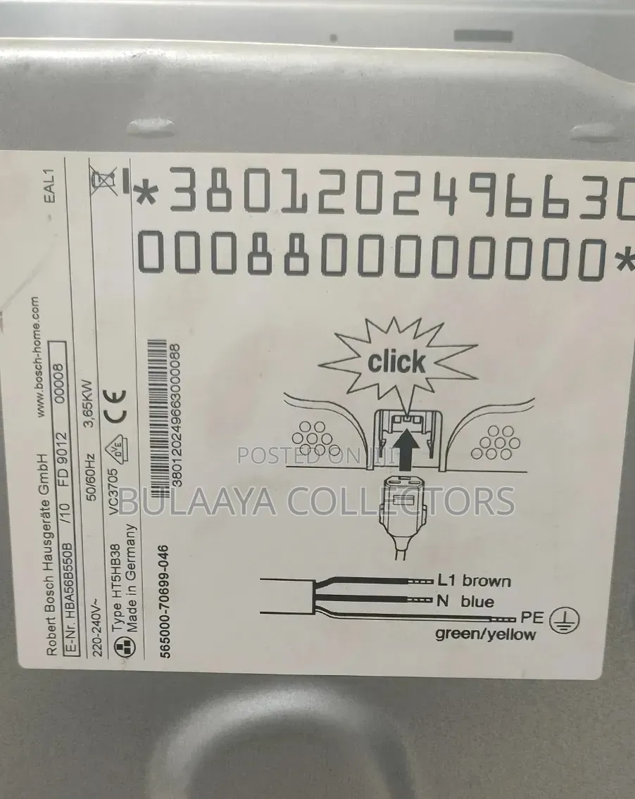 Uk Used Bosch Serie 8 Built-in Electric Oven.