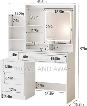 All in One Vanity Dressing Tables From 1,300,000/- Free Delivery