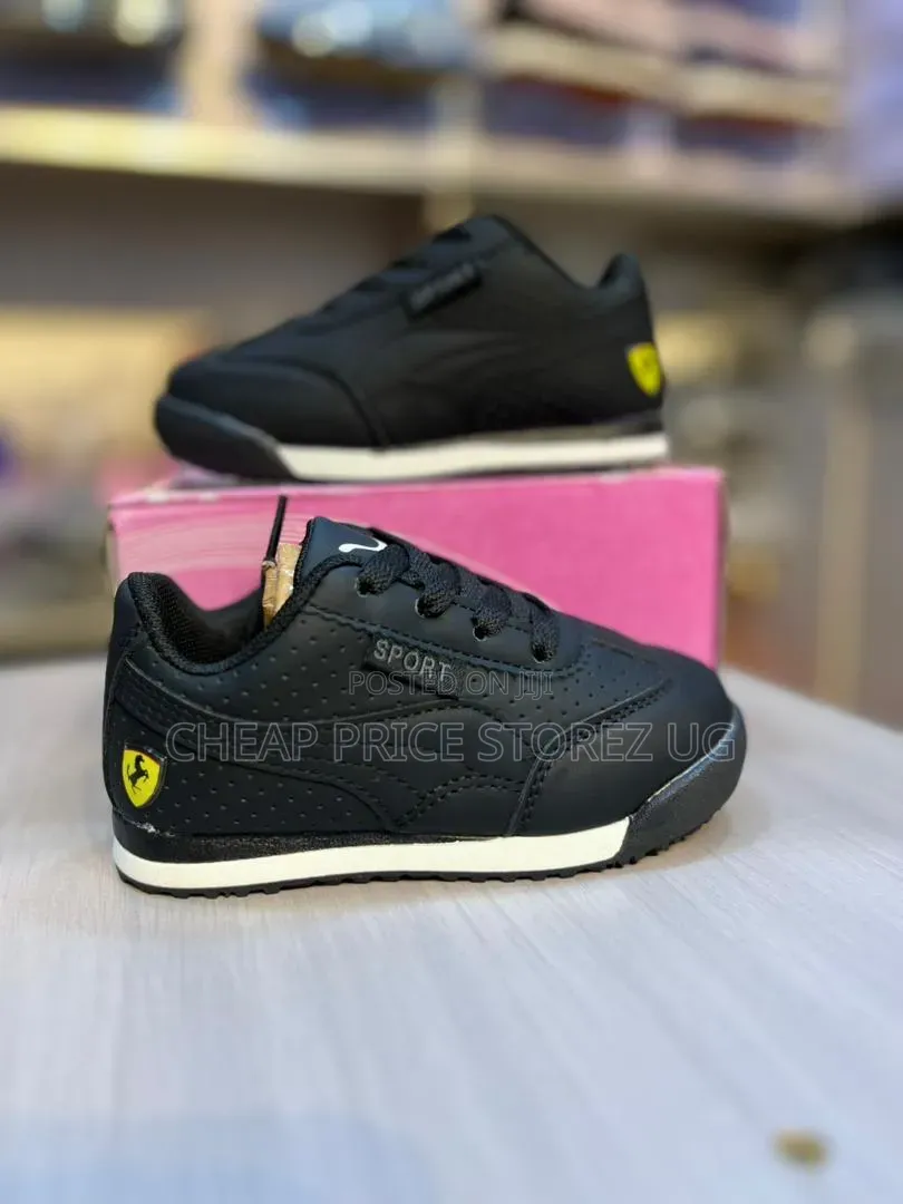 Black Spots Baby Sneakers