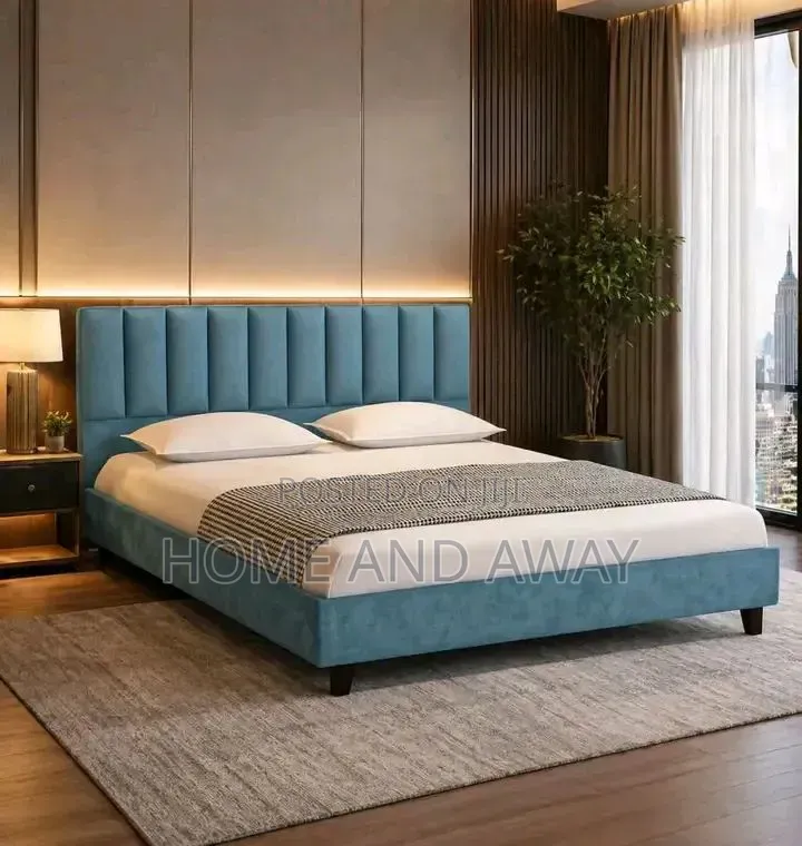 Velvet Dressed Beds in Any Colour or Size From 990,000/- Free Delivery