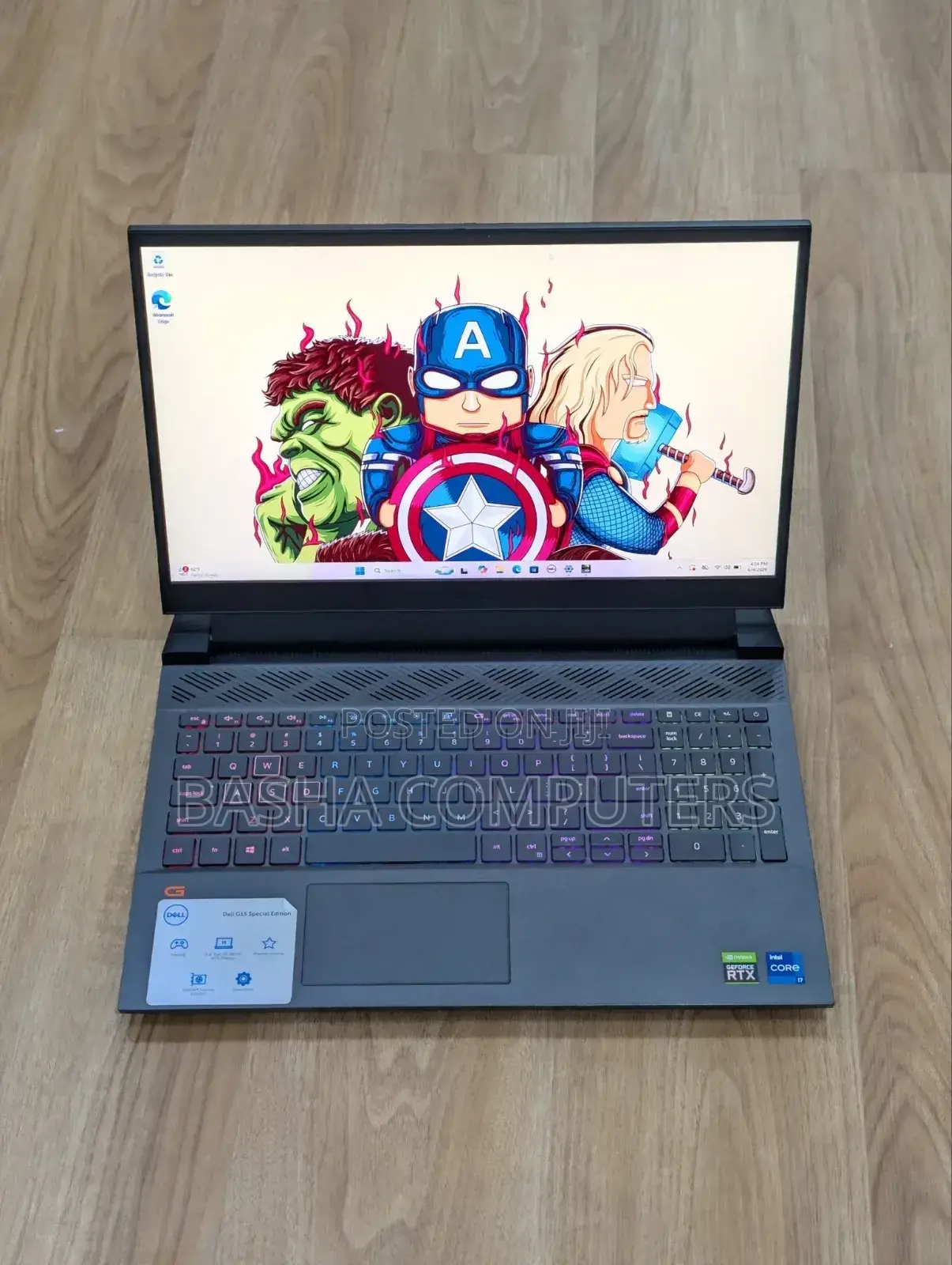 New Laptop Dell G15 5535 16GB Intel Core i7 SSHD (Hybrid) 512GB