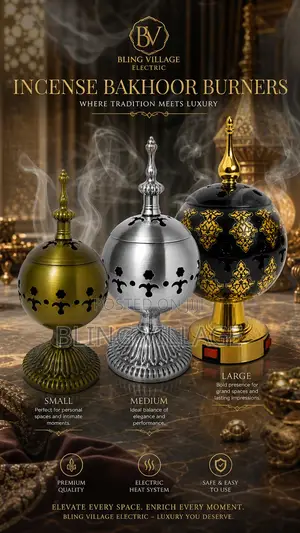Incense Bakhoor Burner Lamp Electric Small-Large Styles