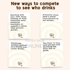 These Cards Will Get You Drunk Too [Expansion], Fun Adult Drinking